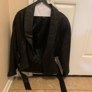 Vintage Cassidy Black Leather Jacket